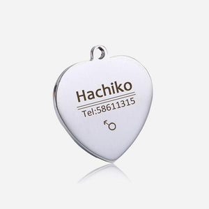 PUPS™ Engraved Pendant Heart